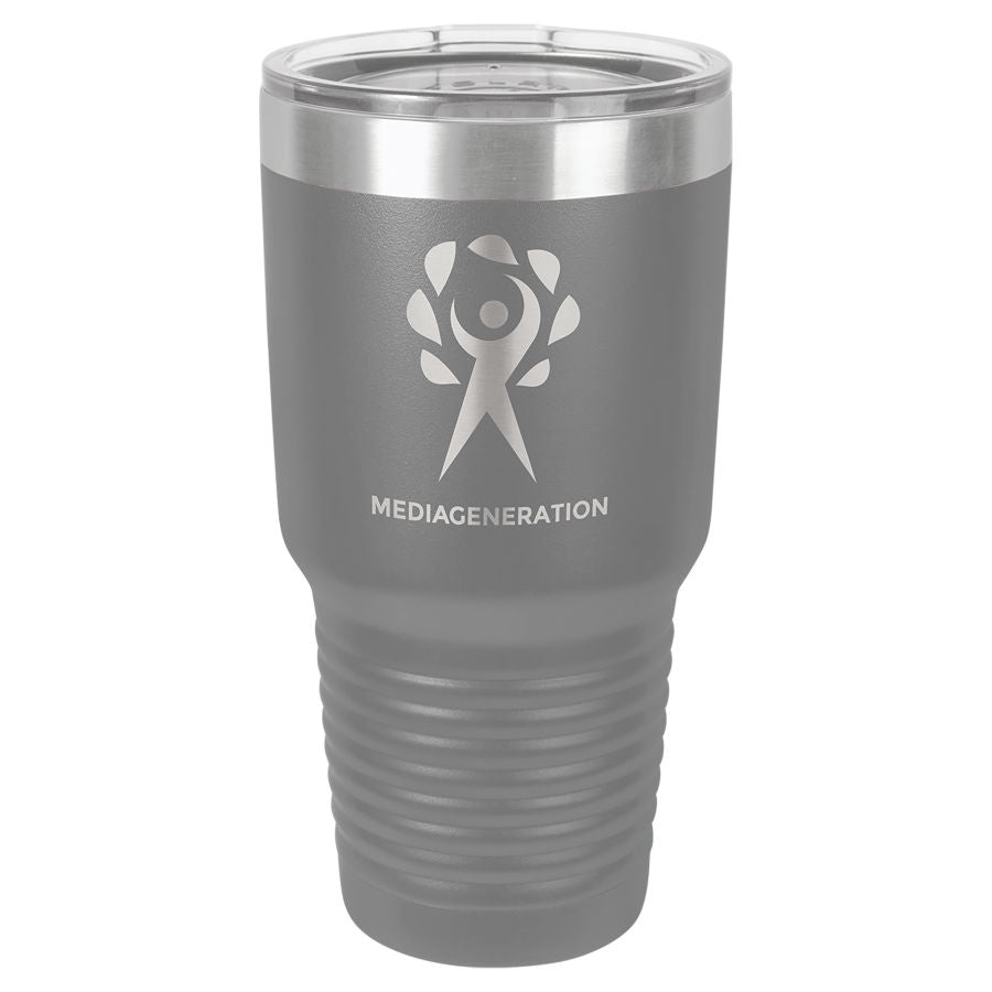 30 oz. Ringneck Tumbler With Clear Lid – Morganfly